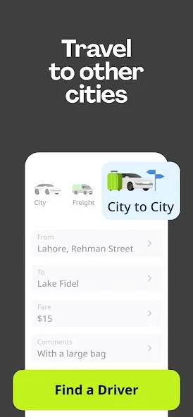 inDrive. Rides with fair fares screenshot 6