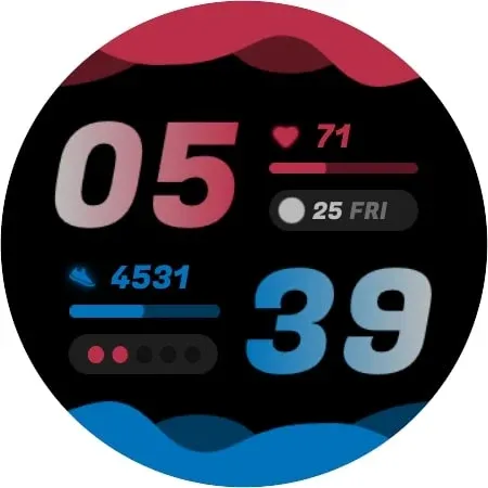 Genesis watch face Wear OS screenshot 7
