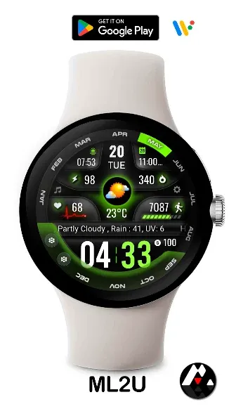 ML2U 230 Watch Face screenshot 3