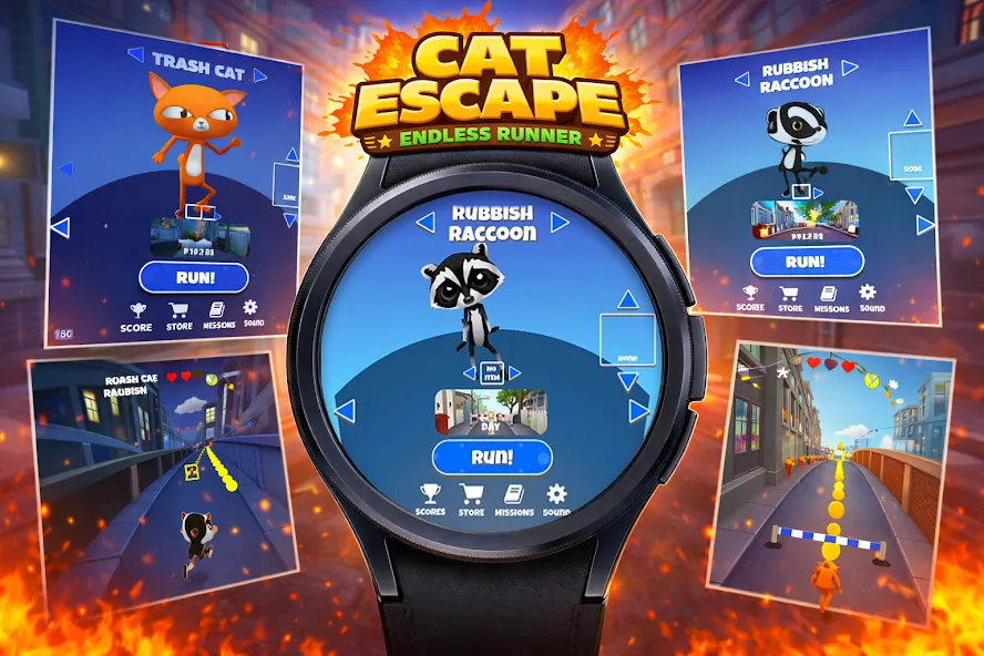 Cat Escape: Endless Runner screenshot 3