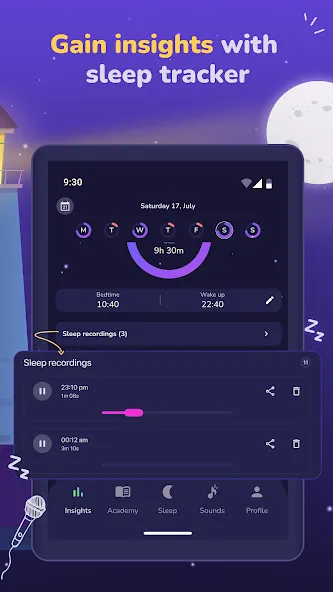Sleep Tracker & Alarm - Moonap screenshot 10