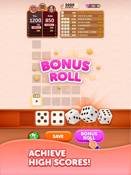 Farkle Dice Roll screenshot 11