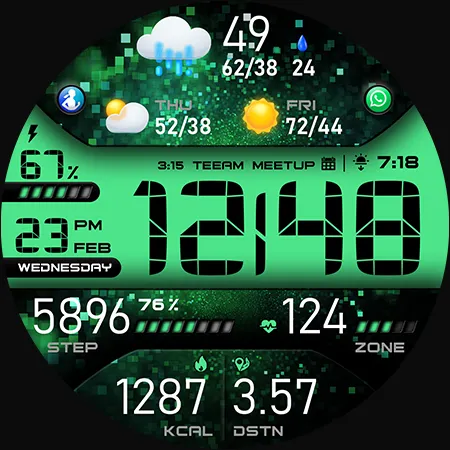 PER43 Digital Watch Face screenshot 47
