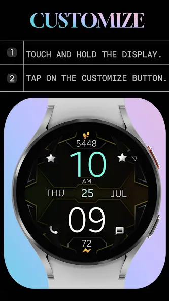 Dream 57 Futuristic Watch Face screenshot 7