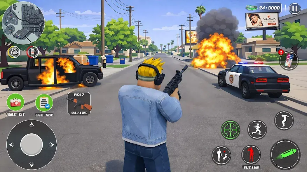 Gangfia Gangster Crime Games screenshot 4
