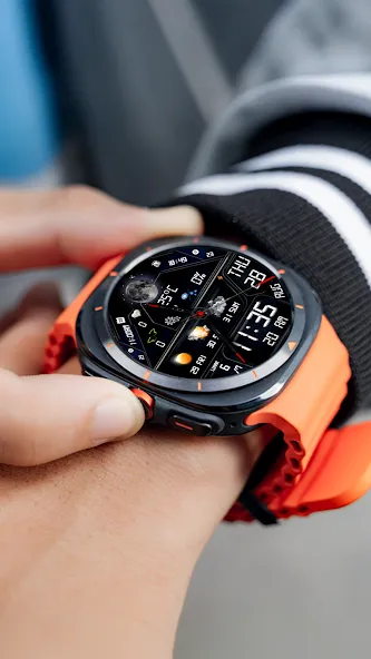 N-SPORT759 weatherDigital Face screenshot 6