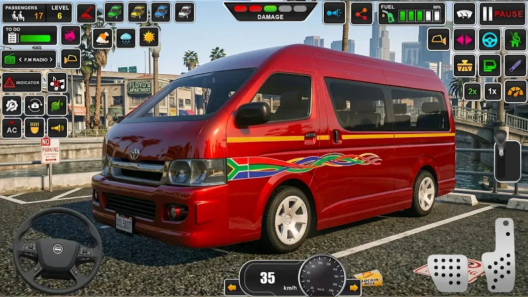 City Van Driving Simulator 3D screenshot 6