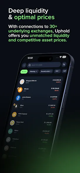 Uphold: Buy BTC, ETH and 300+ screenshot 5