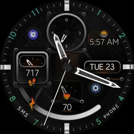 Dream 104 Analog Watch Face screenshot 9