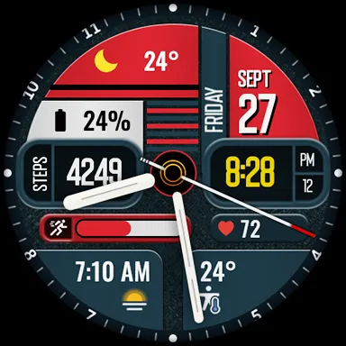 Tancha S89 Hybrid Watch Face screenshot 18