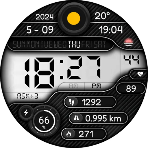 Digital Lork Watch Face screenshot 13