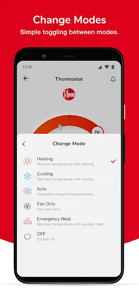Rheem EcoNet screenshot 3