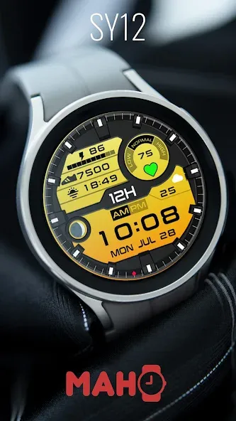 SY12 Watch Face for Wear OS screenshot 2