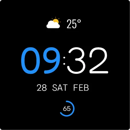 Minimal Watch Face screenshot 23