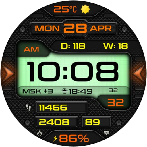 REDENTION Watch face screenshot 20