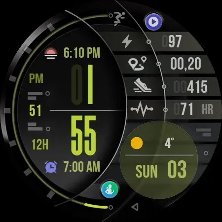 KF178 WATCH FACE screenshot 11