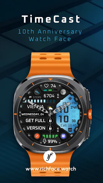 TimeCast Watch Face Lite screenshot 1