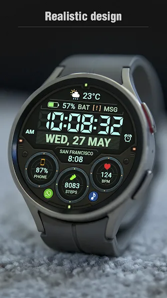 WFP 354 Tactical Watch face screenshot 6