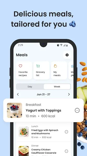 MyDiabetes: Meal, Carb Tracker screenshot 2