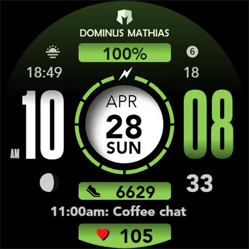 DM105 Futuristic Digital Watch screenshot 7