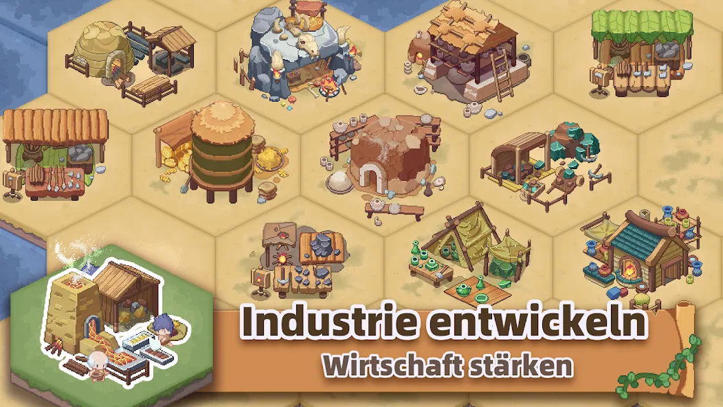 Pixel Civilization: Idle Spiel screenshot 7