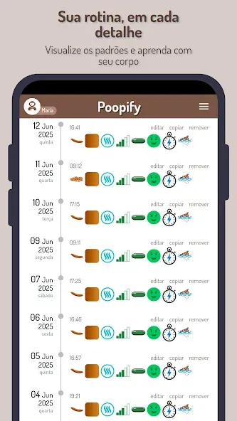 Poopify - Diário Intestinal screenshot 3