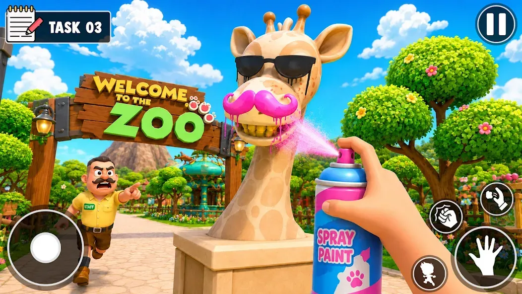Zoo Pranks: Crazy Animal screenshot 1