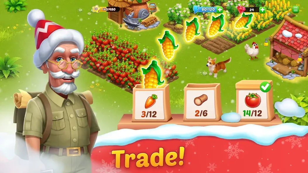 Kong Island: Farm & Survival screenshot 4