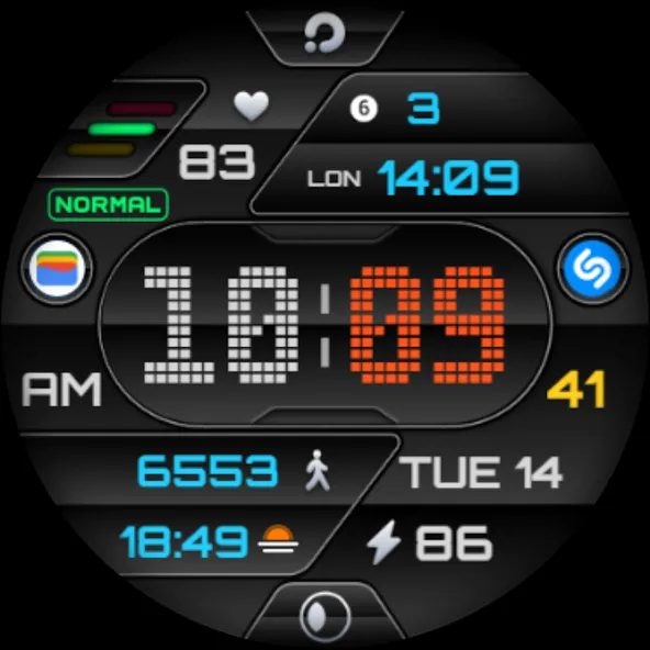 PRADO 19 Digital Watch Face screenshot 13