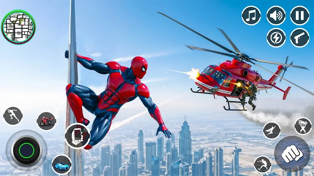 Spider Rope Hero Rescue Game screenshot 4