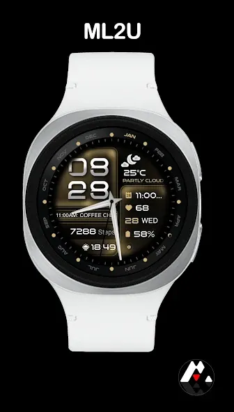 ML2U 350b Hybrid Watch Face screenshot 4