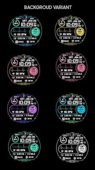 Step Up 3 - Digital Watchface screenshot 5