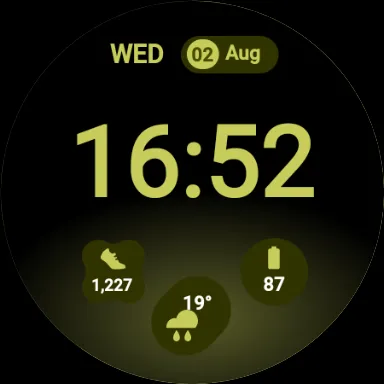 Minimal - Wear OS 3 Watch Face screenshot 8
