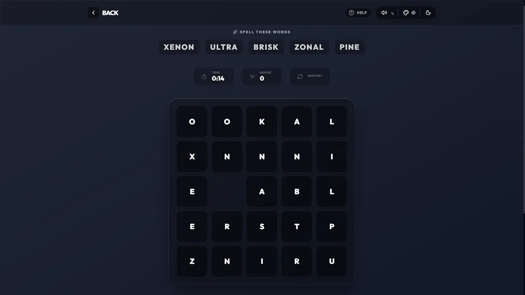 Sliding Words Escape Offline screenshot 15