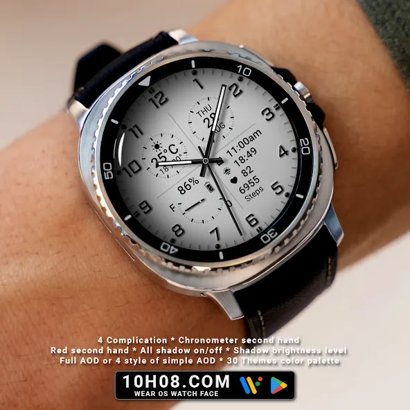 Watch face 10h08.com #68 screenshot 2