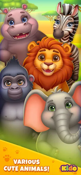 Safari Animals Games For Kids screenshot 1