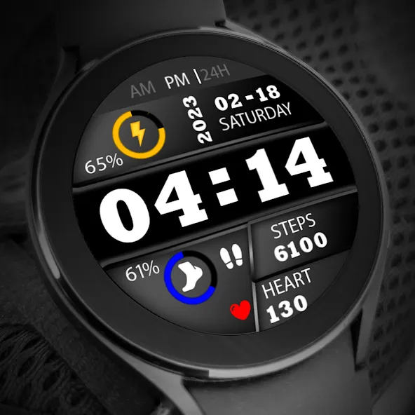 Key023 Digital Watch Face screenshot 7
