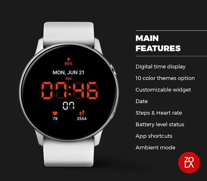 Digital LED Watch Face screenshot 2