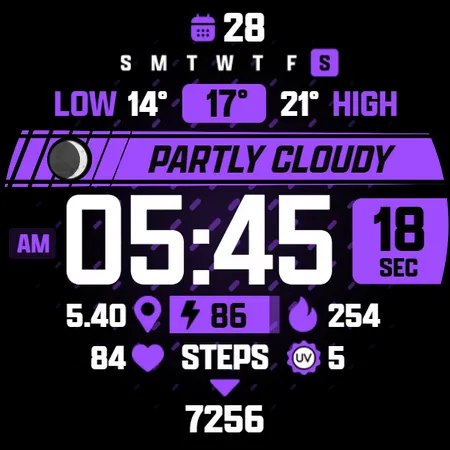 ATHLETIC Digital Watch Face screenshot 30