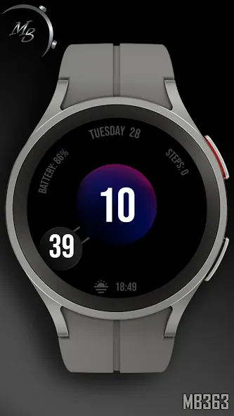 Minimal Watch Face MB363 screenshot 8