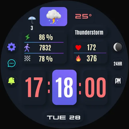 Sena Digital Watch Face screenshot 34