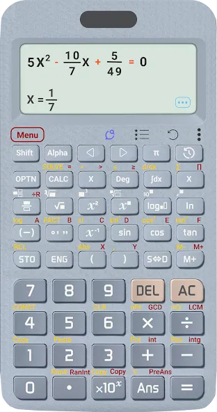공학용 계산기 – 단계별 풀이 screenshot 1