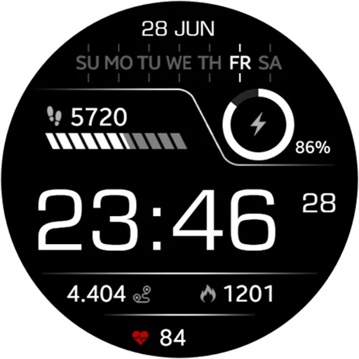Digital Worko Watch Face screenshot 11