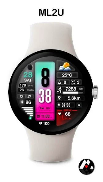 ML2U 268 Watch Face screenshot 3
