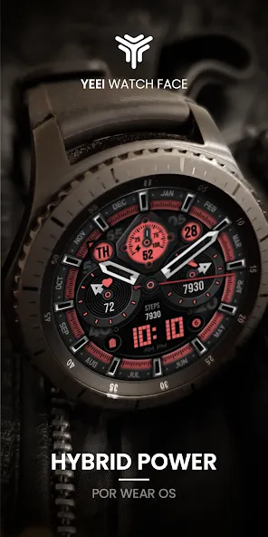 Hybrid power: Watch Face screenshot 6