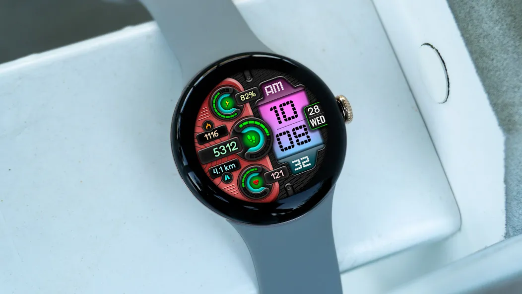 Digital DUBAS URX22 Watch face screenshot 6