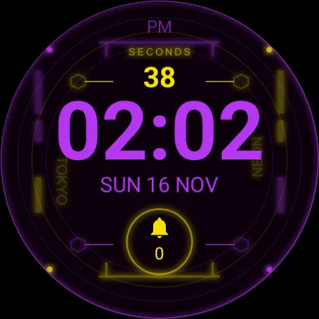 Neon Tokyo Watch Face screenshot 6