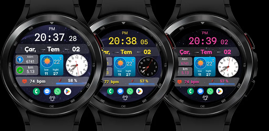 FSW291 Digital Watch face screenshot 1