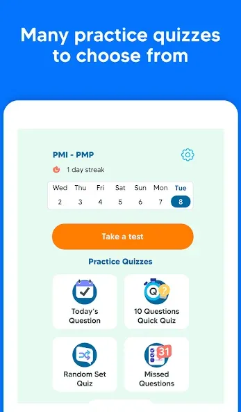 PMI PMP Exam Prep Test 2025 screenshot 13