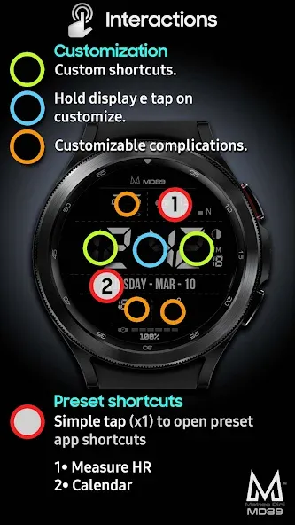 MD89 Minimal Digital watchface screenshot 7